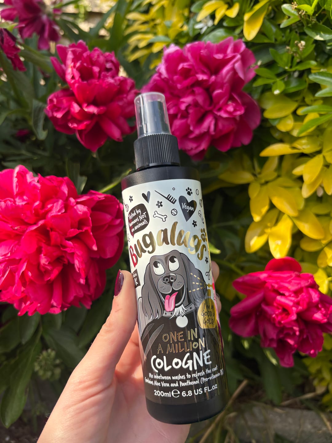 Customer photo review of One in a Million Dog Cologne