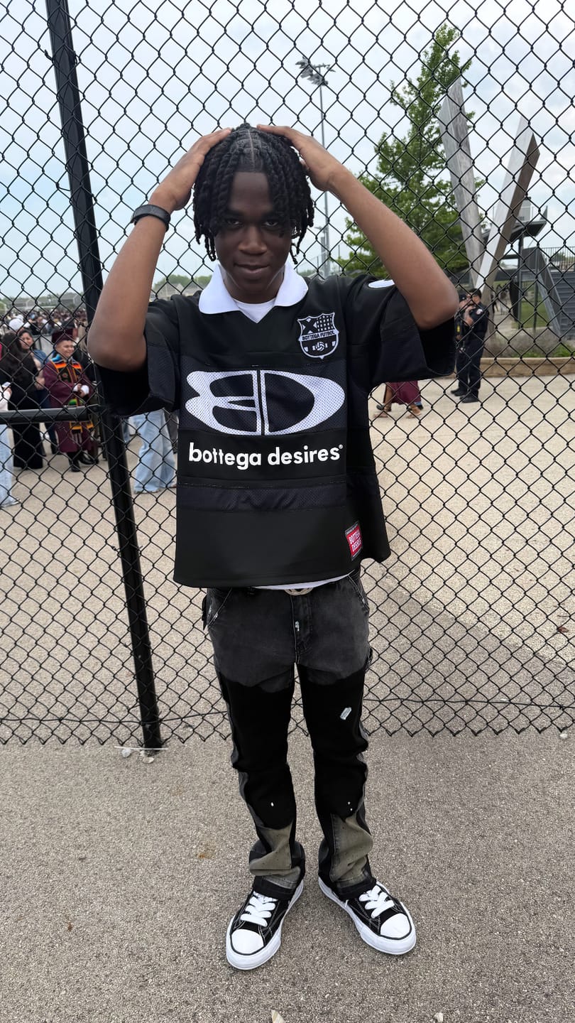 Customer photo review of Bottega Desires Futbol Jersey Black