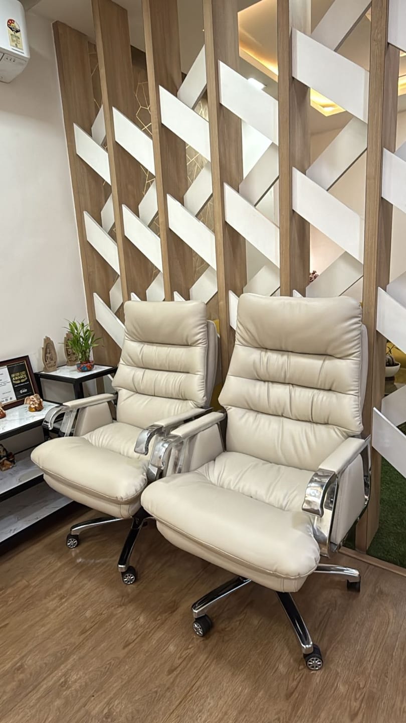 Customer photo review of Ettorez Fortuna High-Back Executive Leatherette Chair