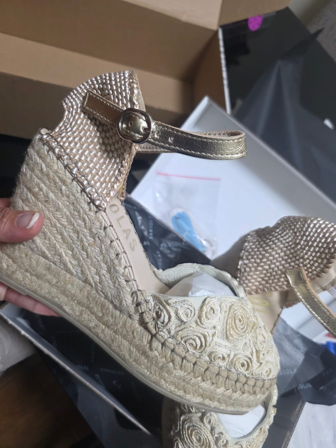 Customer photo review of Alpargata Sonia Beige
