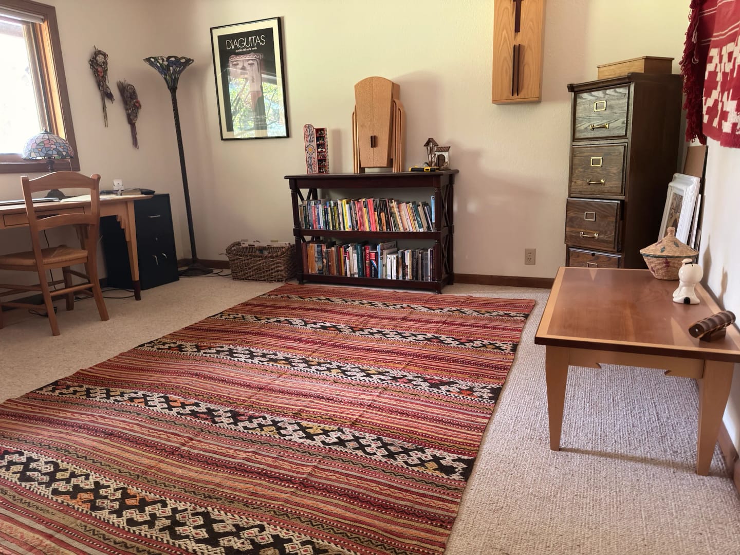 Customer photo review of Malatya Kilim • Vintage Turkish Flatweave Rug (6'1"x8'10")