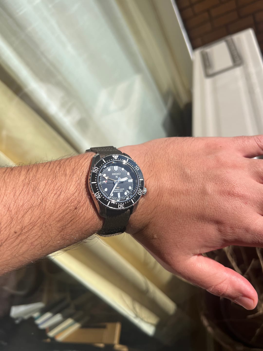 Customer photo review of Glomar Explorer - Hook And Loop Watch Strap