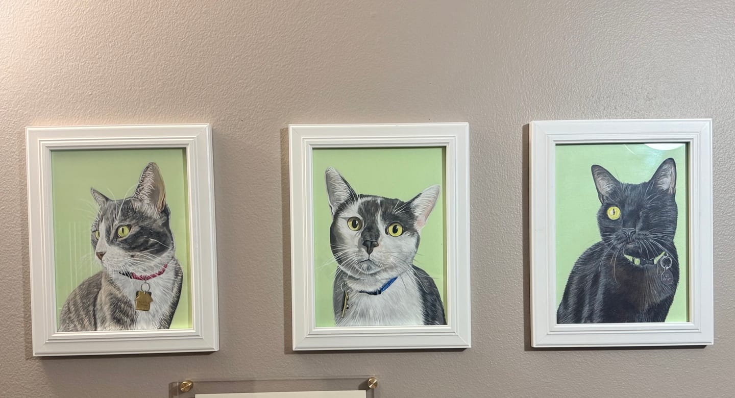 Customer photo review of Custom Pet Painting