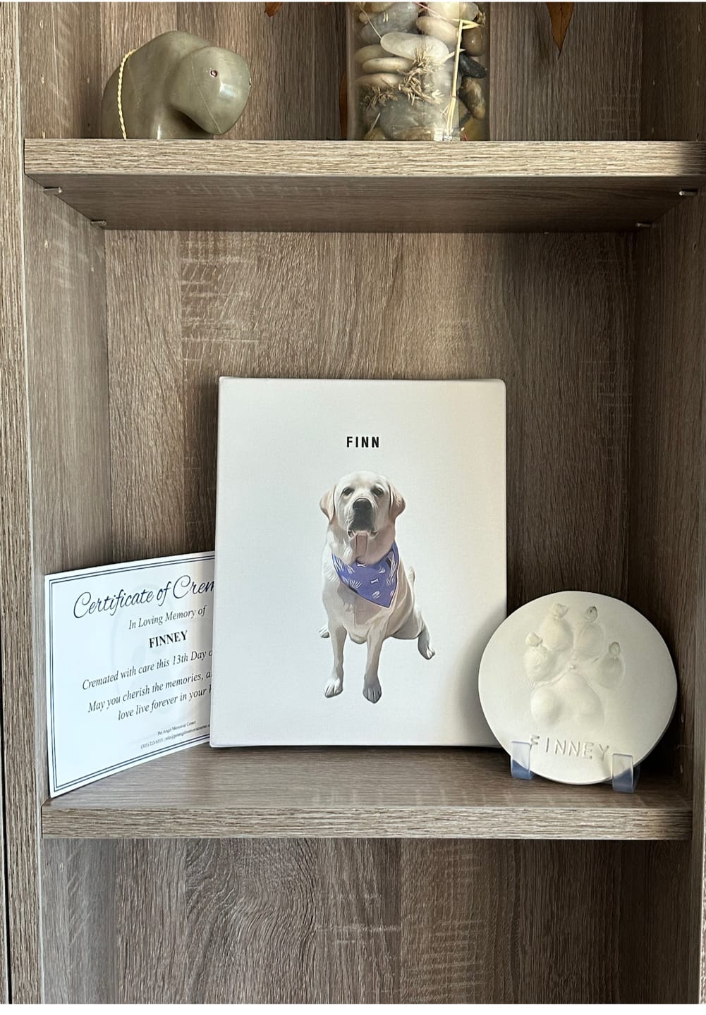 Customer photo review of Bundle With an Acrylic Pet Photo Keychain for 50% Off!
