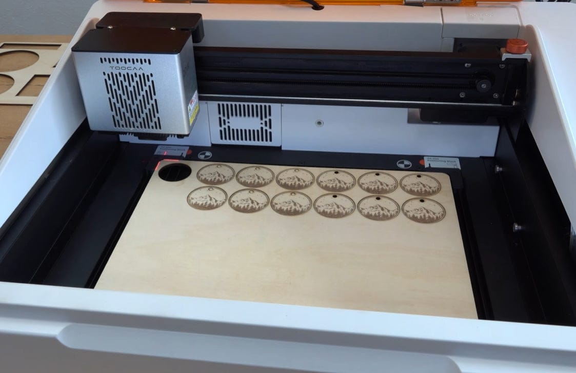 Customer photo review of TOOCAA NOVA: The Smart Laser Engraver with Class 1 Safety for Effortless Desktop Creation