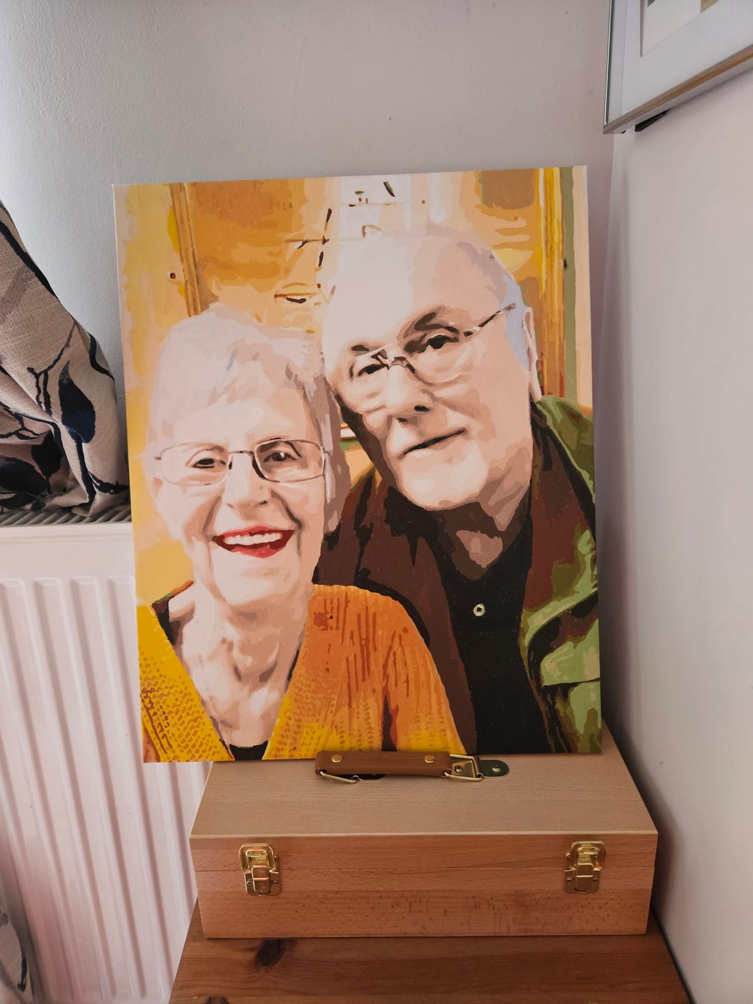 Customer photo review of Custom Paint by Numbers Kit