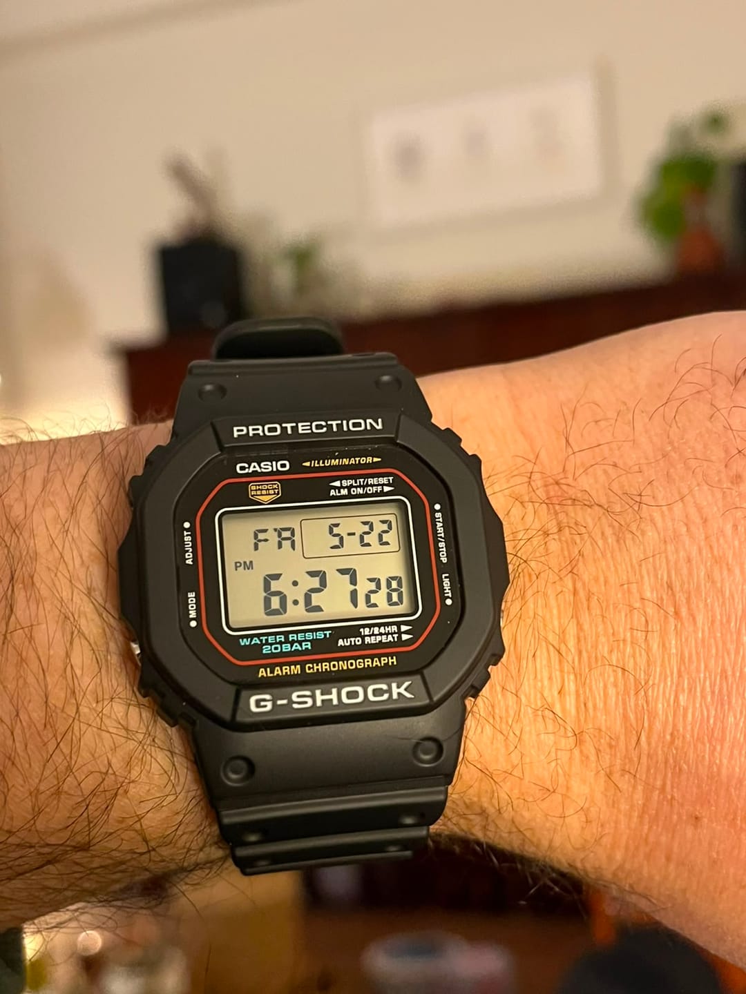 Customer photo review of Reloj Casio G-Shock Vintage DW-5600RL-1JF Negro JDM Edición 1983