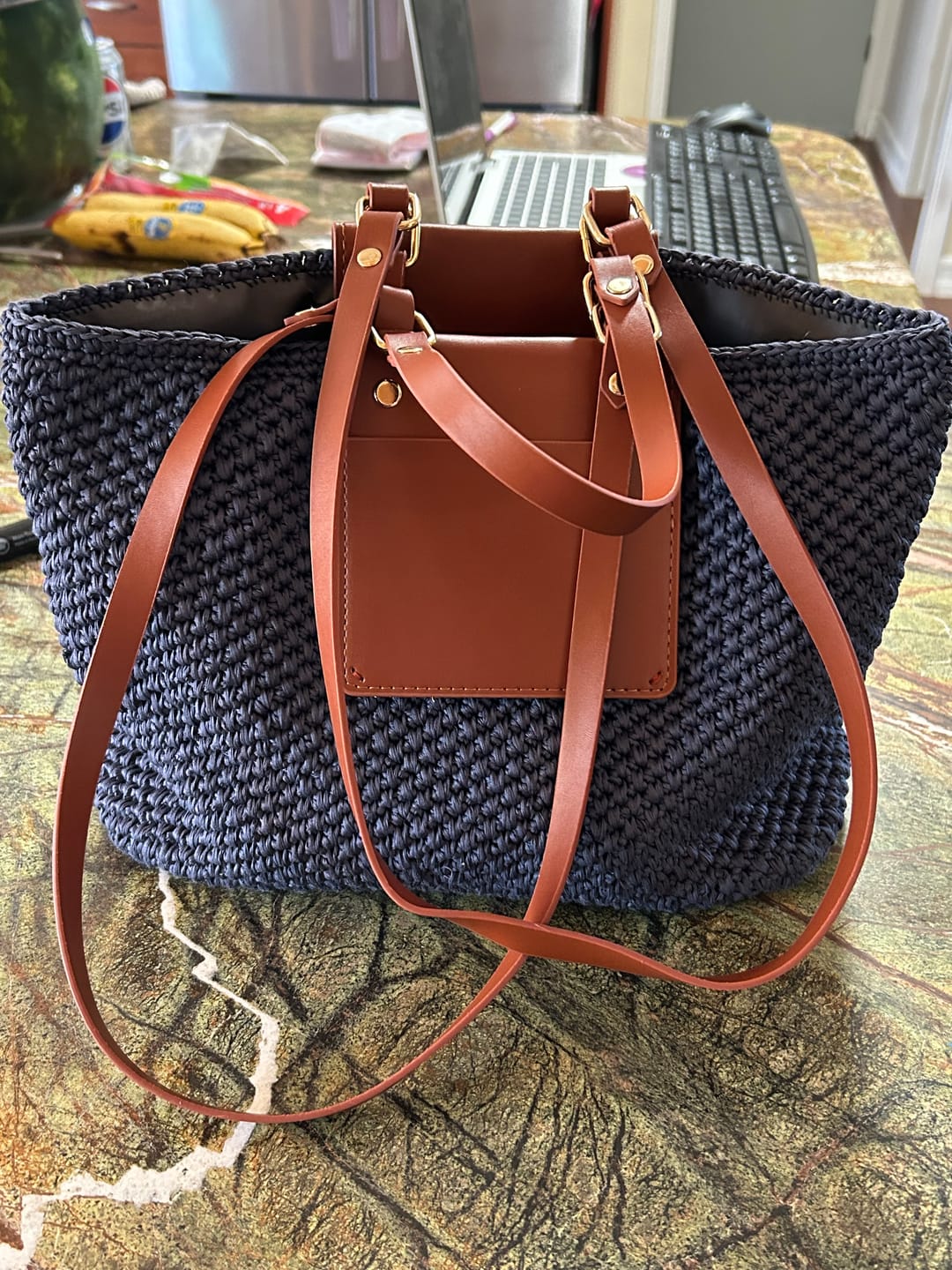 Customer photo review of CrochetPark™ Crochet Urban classic Tote Kit