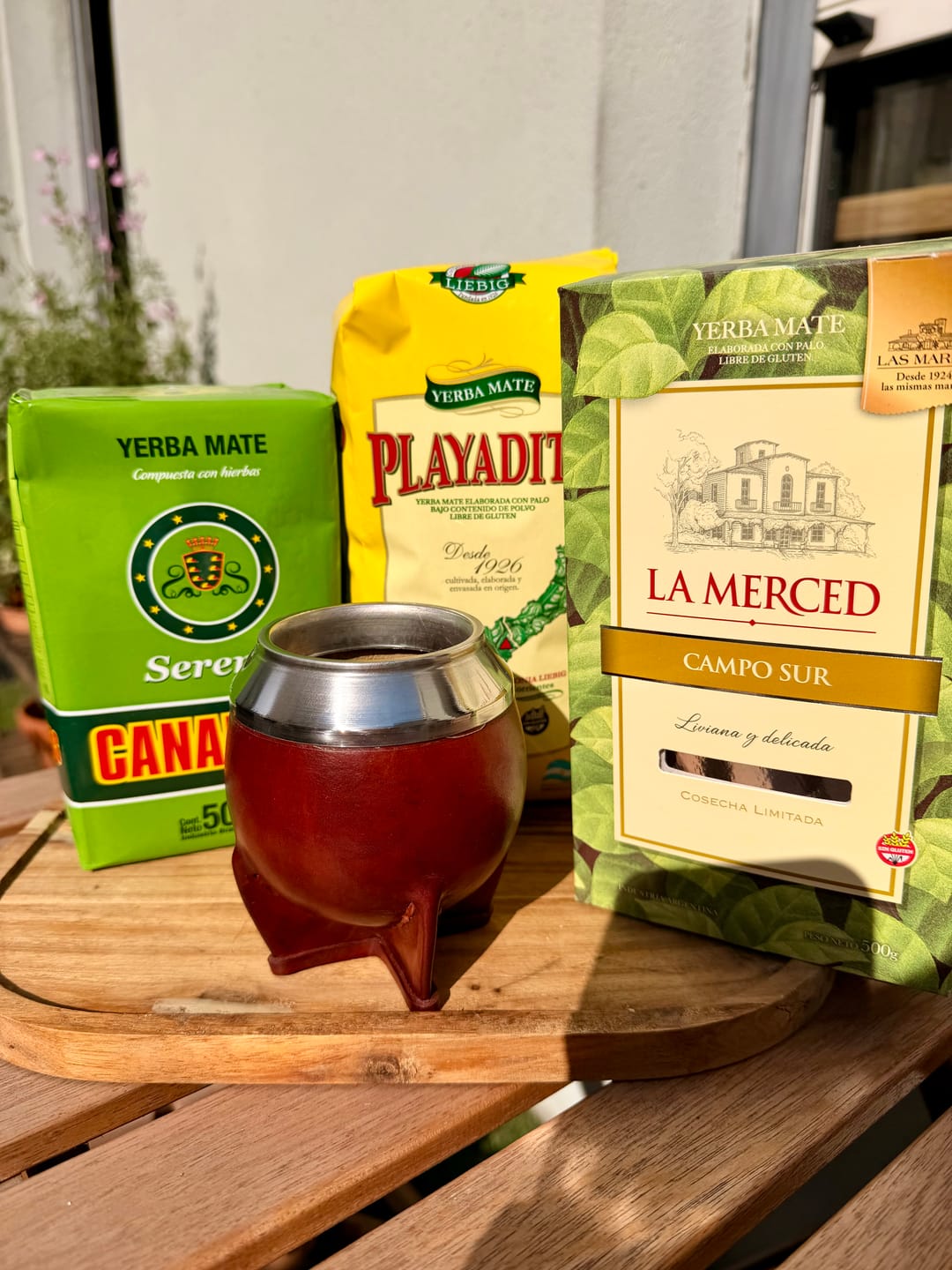 Customer photo review of Maté Torpedo Classique "Uruguayen" - Cuir Lisse Borravino