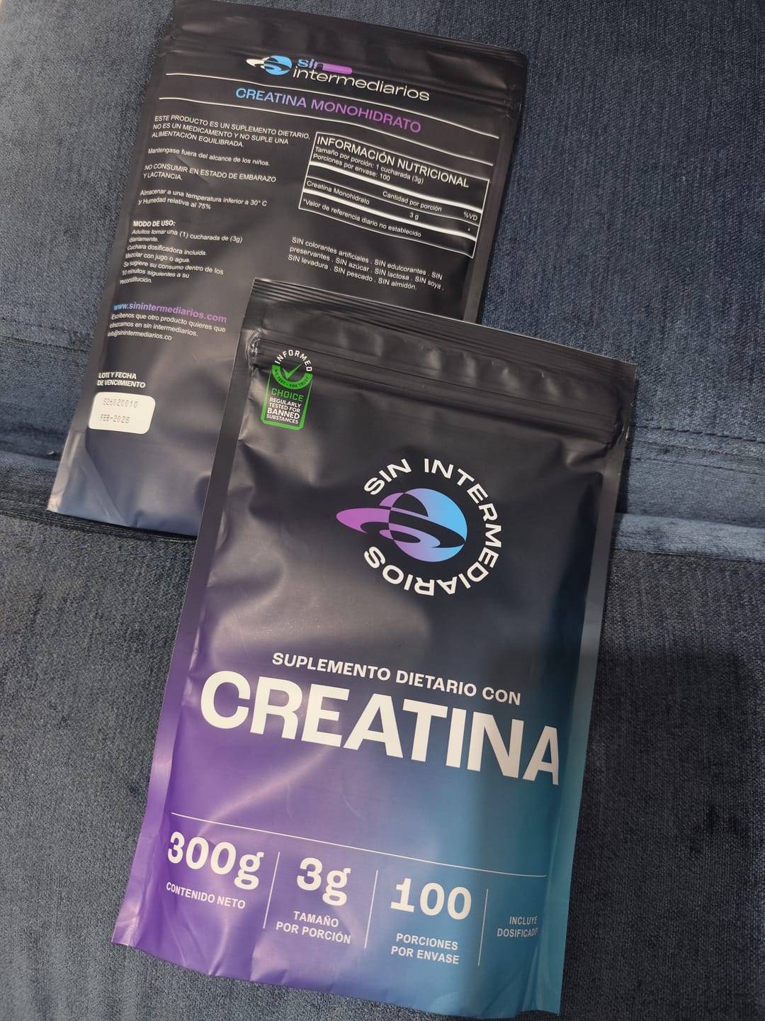 Customer photo review of Creatina Monohidrato