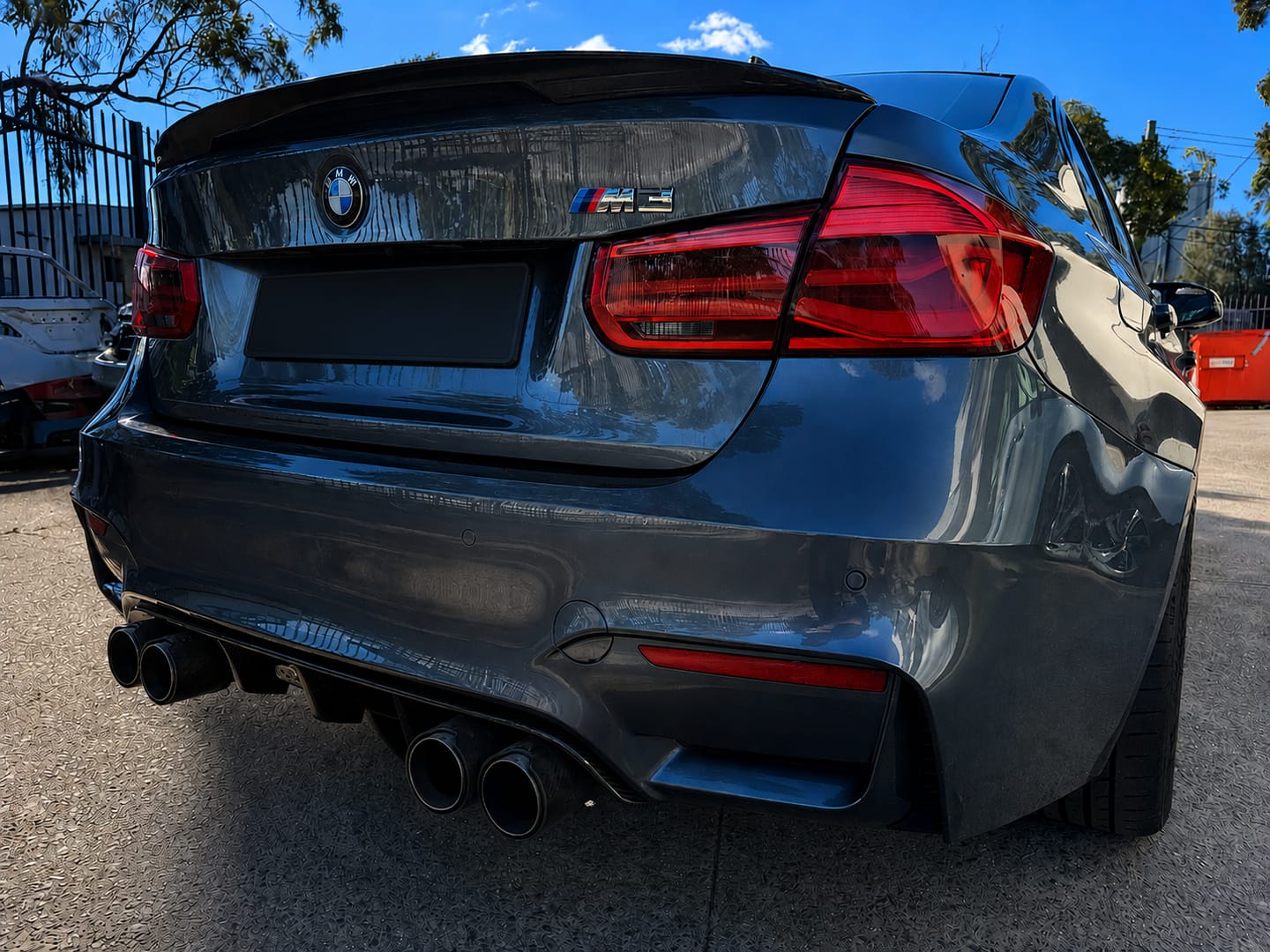 Customer photo review of BMW M Performance Carbon Fibre Trunk Spoiler F80 M3 & F30 3 Series 2012-2019