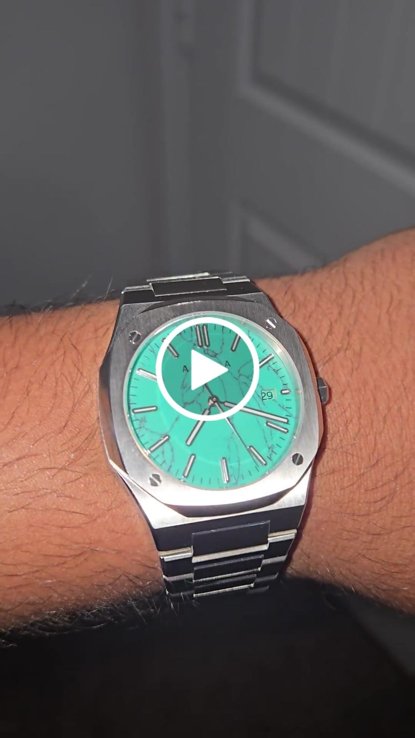 Customer video review of Date 003: Steel/Turquoise