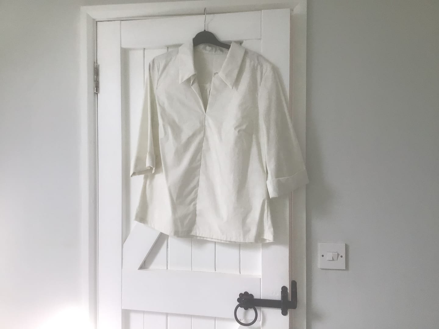 Customer photo review of Delicate Fern Rose & Hubble Cotton Poplin Fabric