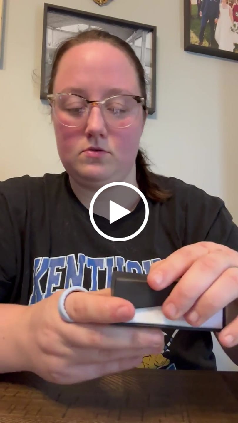 Customer video review of Custom Name Photo Dog Tag Memorial Necklace