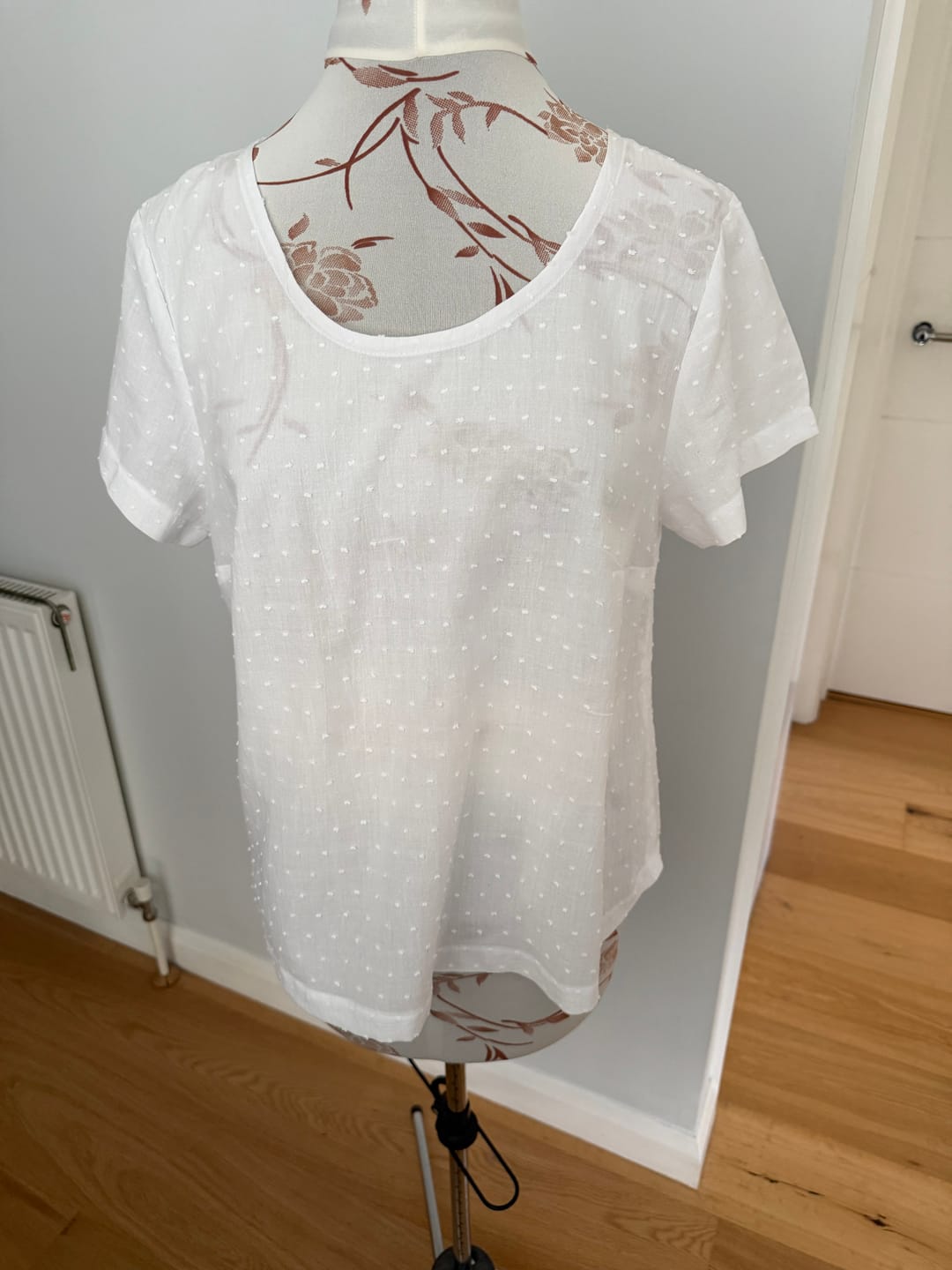 Customer photo review of Dobby Spot Cotton Fabric