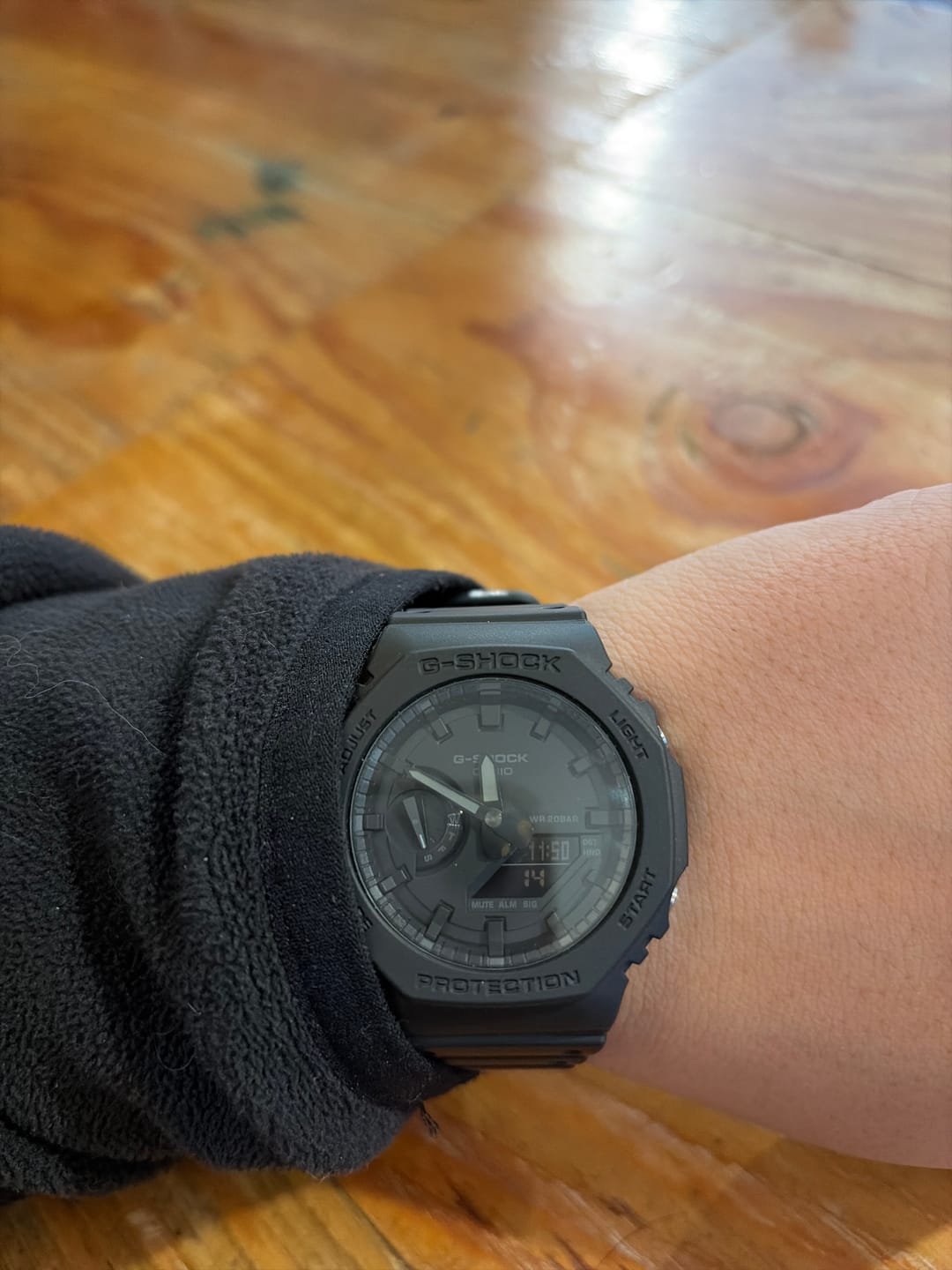 Customer photo review of Reloj Casio G-Shock Royal Oak "Casioak" GA-2100-1A1 Carbon Core Negro
