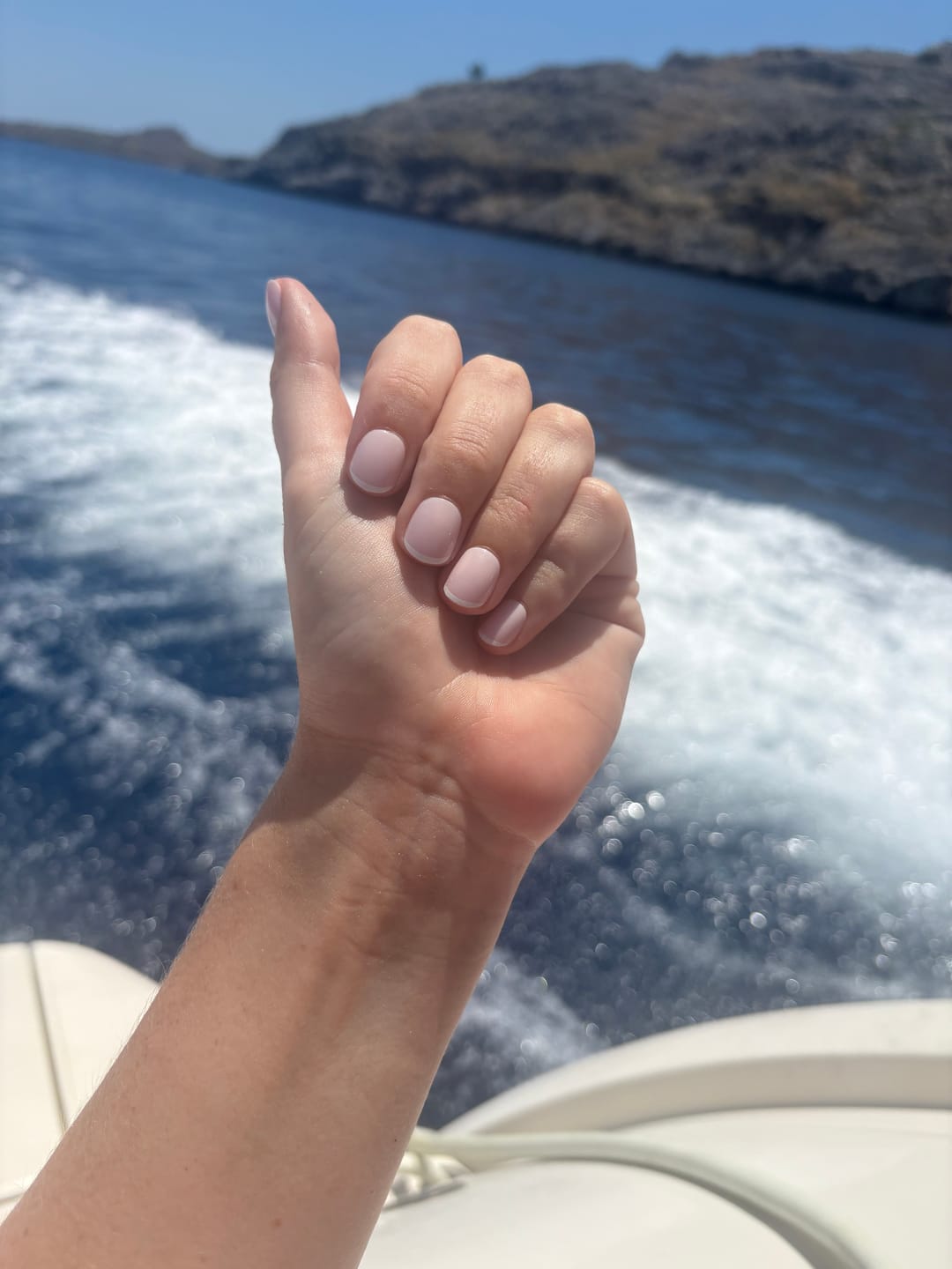 Customer photo review of Clean Girl French 'Shortie Collection' - Press On Nails