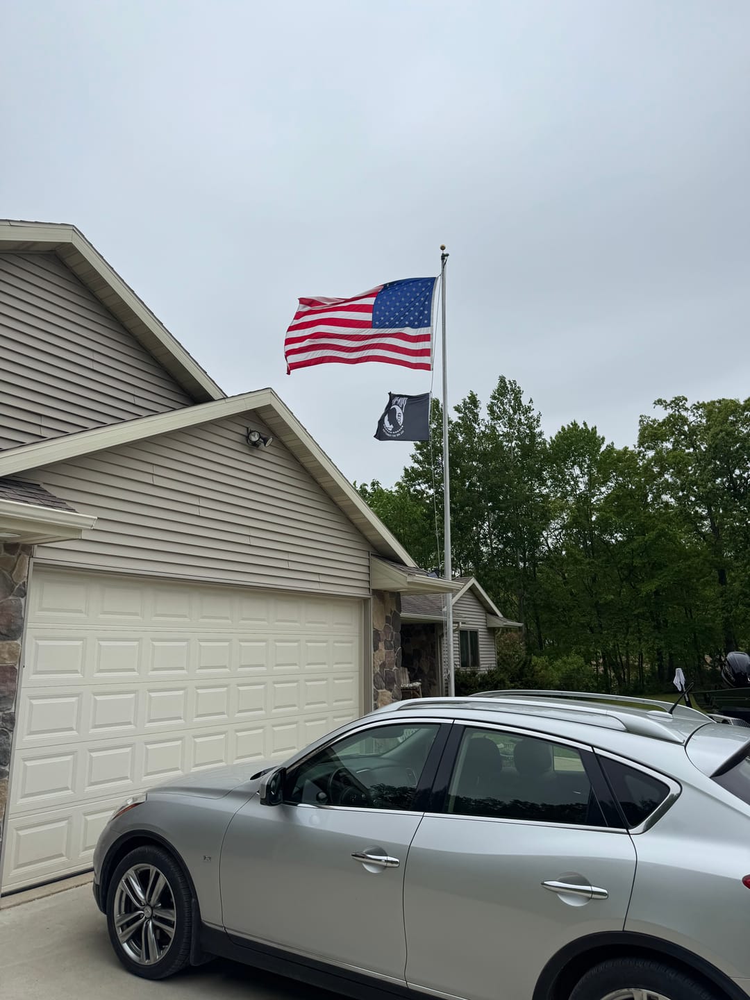 Customer photo review of 6' x 10' American Flag