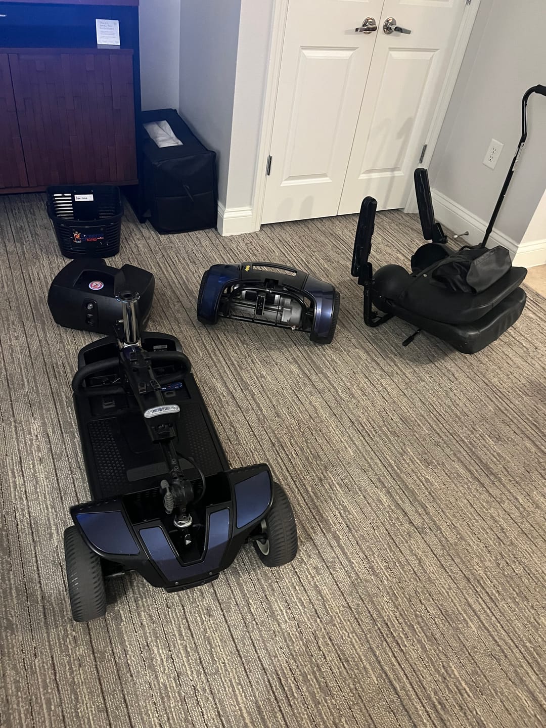 Customer photo review of Multiday Mobility & ECV Foldable Travel Scooter Rental 300 Pound Capacity (3 or more days)