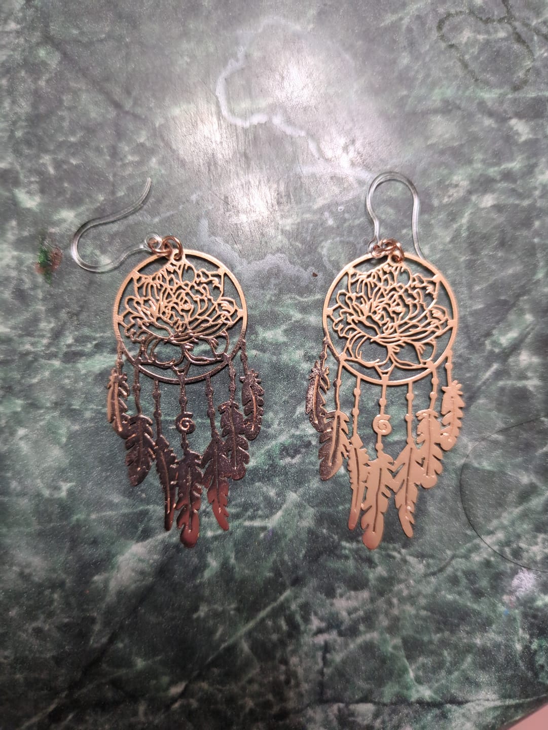 Customer photo review of Peony Dream Catcher Dangles
