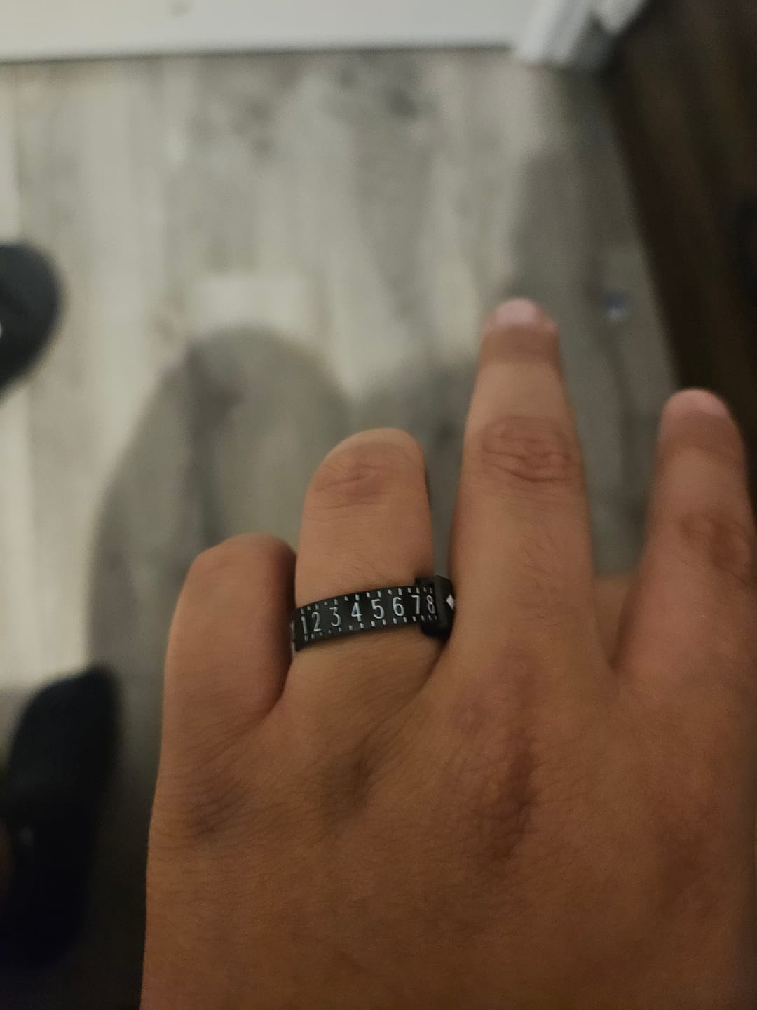 Customer photo review of FREE RING SIZER