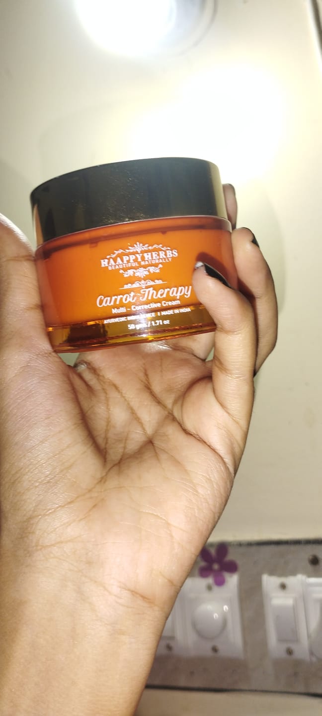 Customer photo review of Carrot Therapy Multi Correct Cream