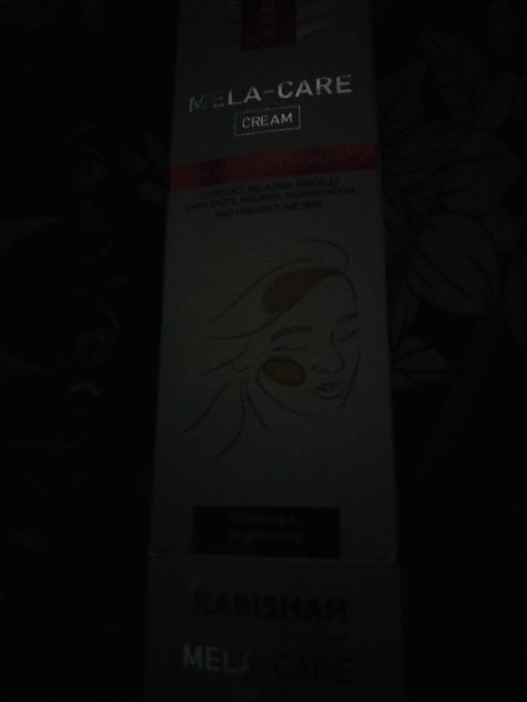 Customer photo review of Mela Care Advanced Brightening Cream Double Pack Bundle