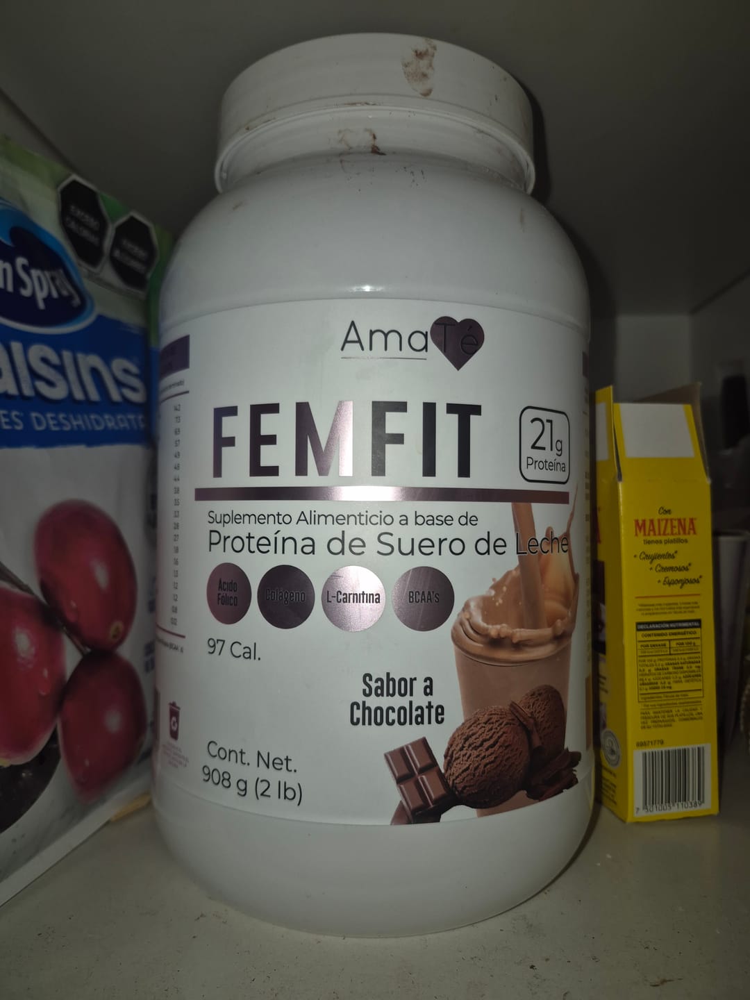 Customer photo review of Proteína FEMFIT