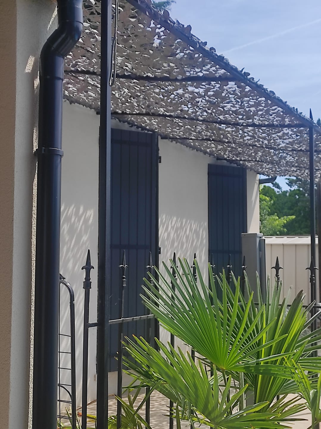 Customer photo review of Filet de camouflage renforcé gris