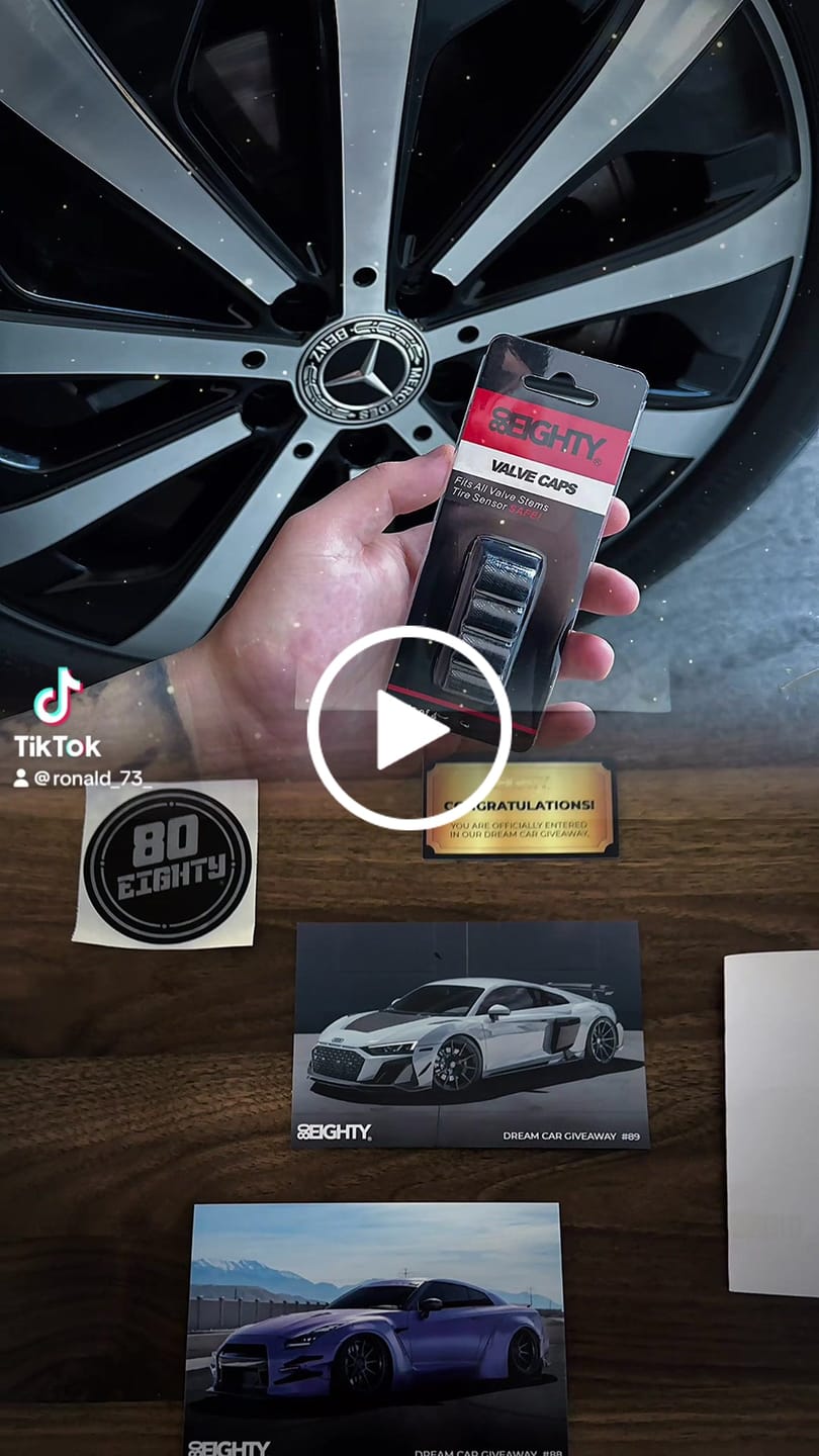 Customer video review of 80Eighty® Valve Stem Caps