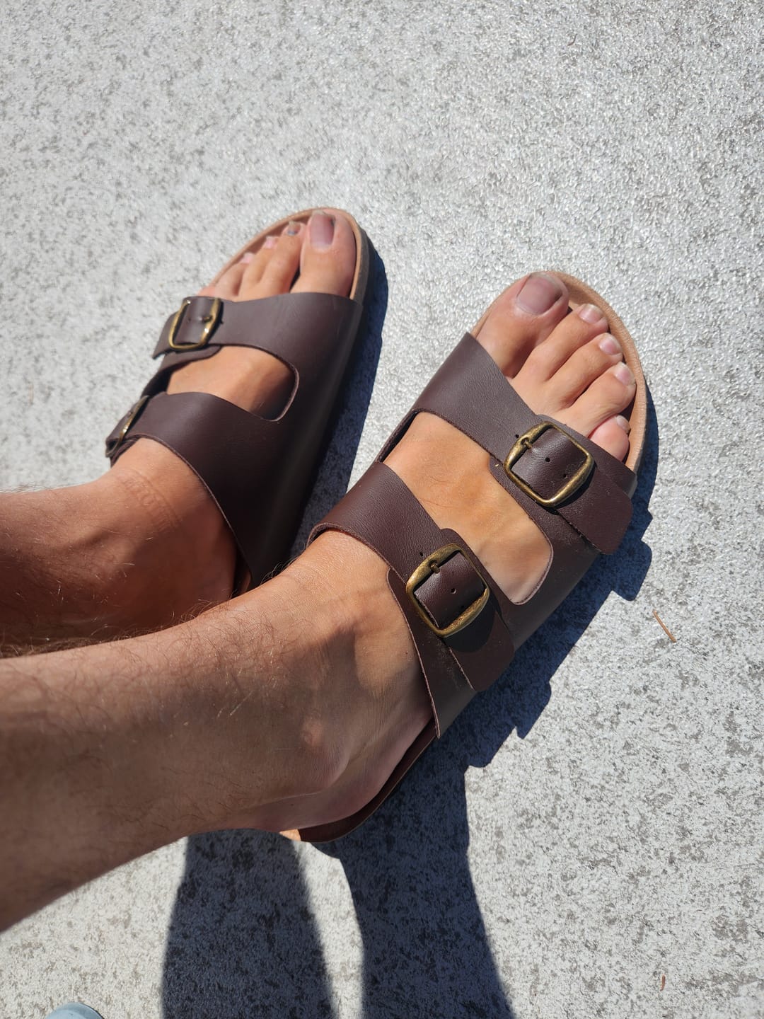 Customer photo review of Men's Earthing Carlin Sandals