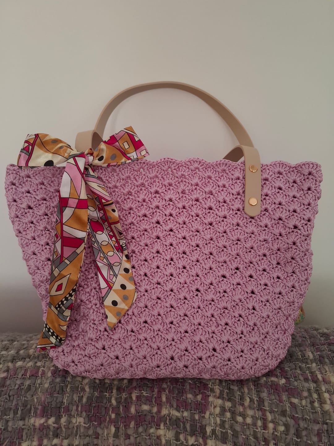 Customer photo review of CrochetPark™ Aveline crochet Shoulder Bag Kit