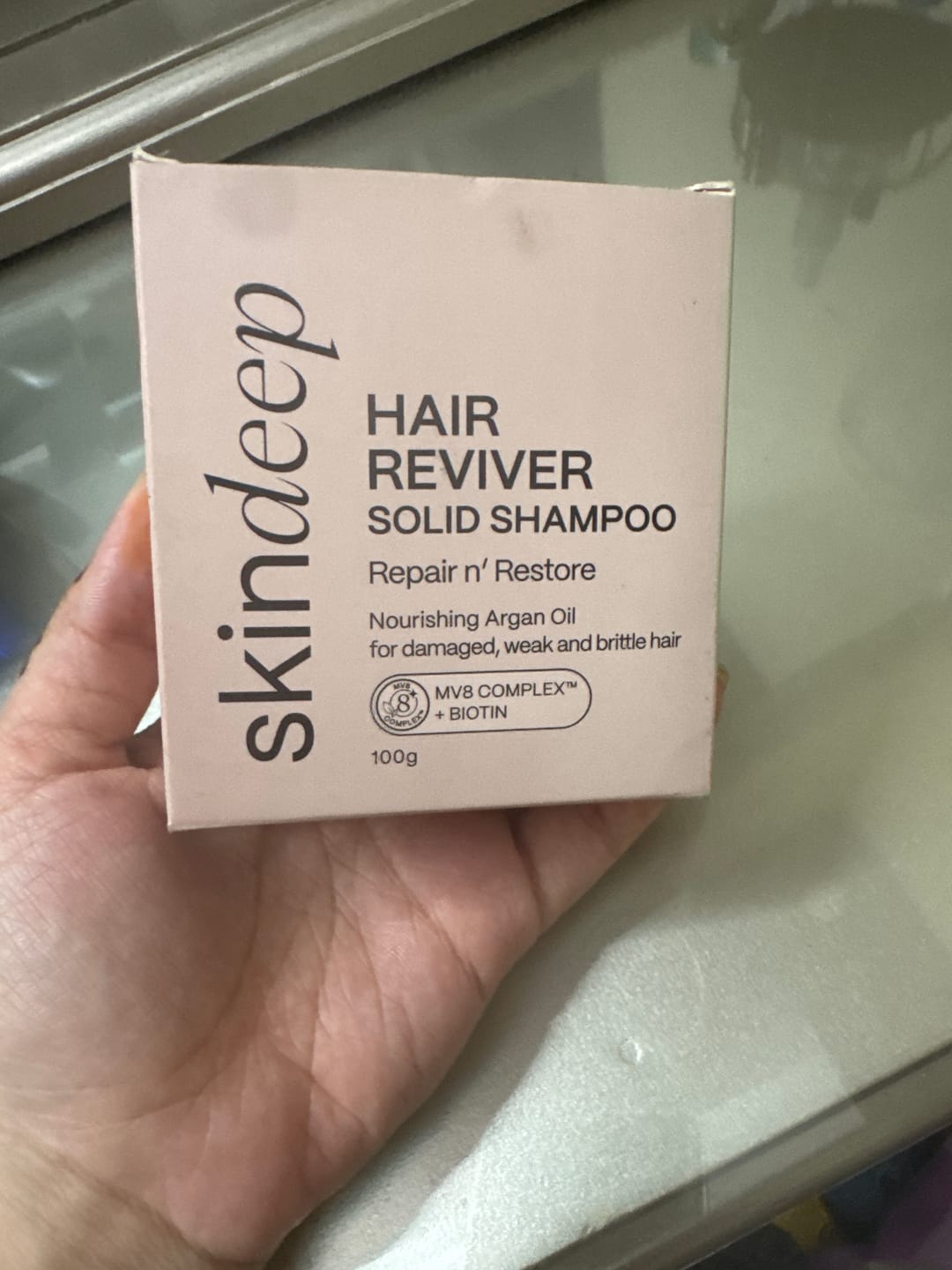 Customer photo review of HAIR REVIVER - Rosemary+Biotin Solid Shampoo