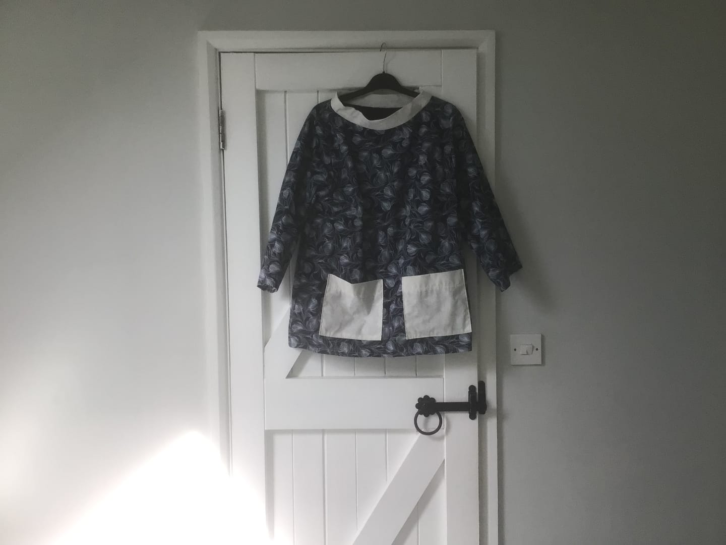 Customer photo review of Delicate Fern Rose & Hubble Cotton Poplin Fabric
