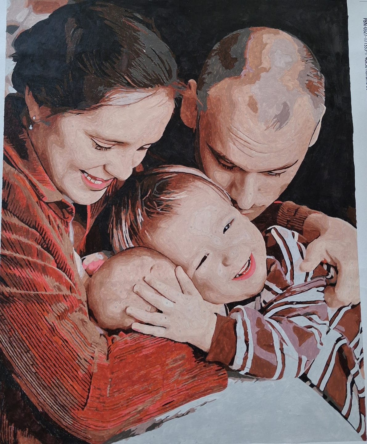 Customer photo review of Eigen Foto | Schilderen op nummer