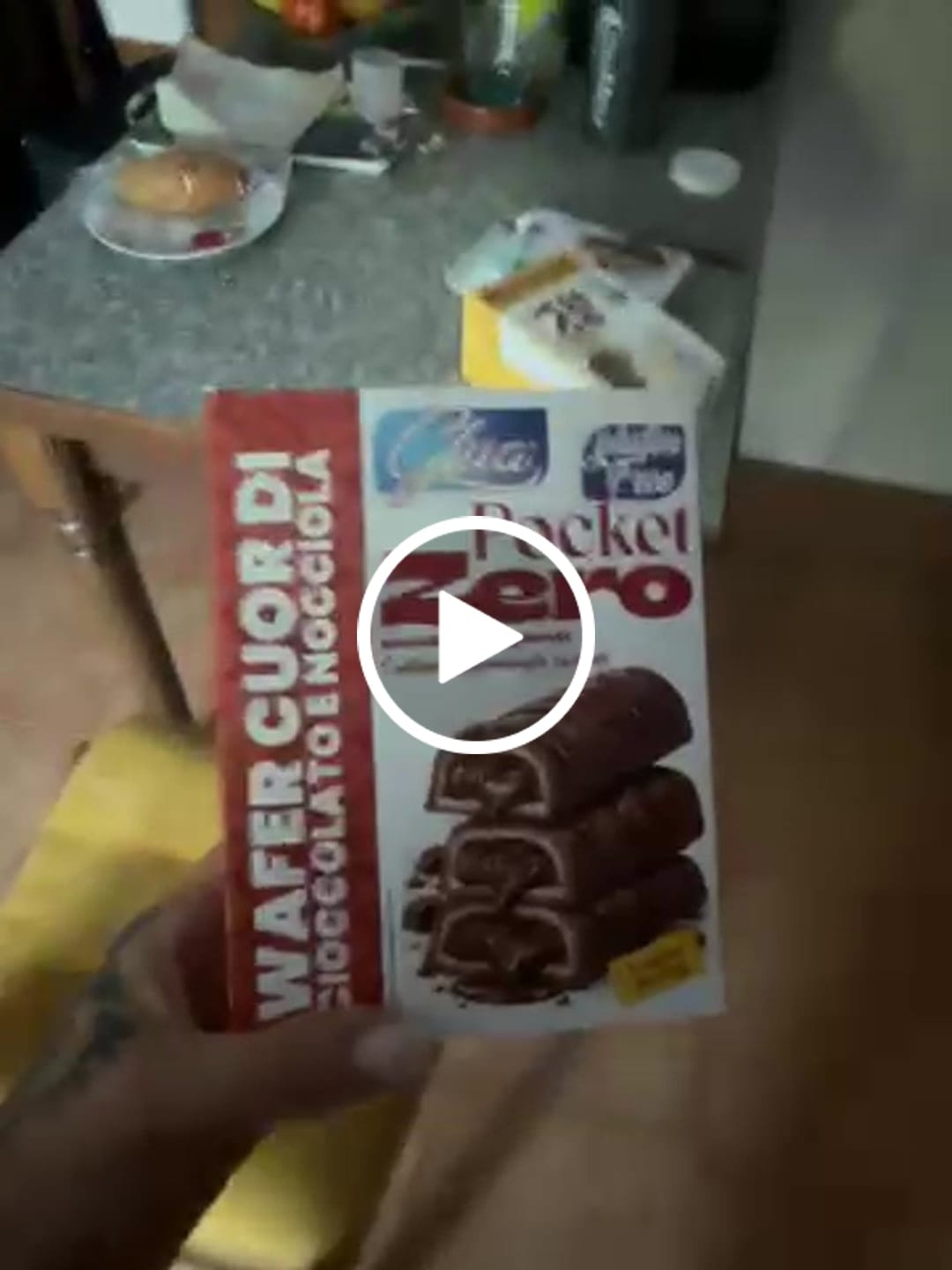 Customer video review of Pocket Wafer cuor di cioccolato e nocciola