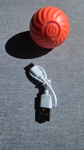 Customer photo review of Self-Rolling Smart Dog Ball