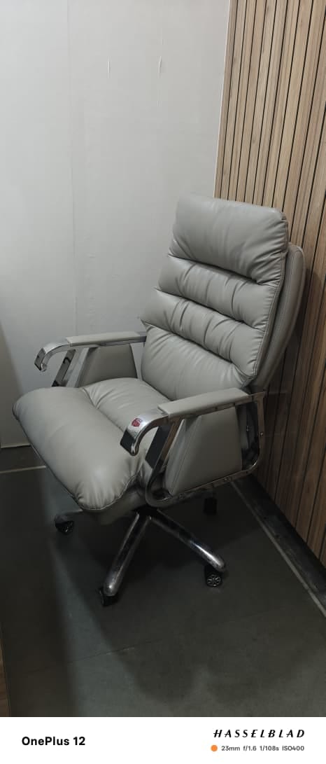 Customer photo review of Ettorez Fortuna High-Back Executive Leatherette Chair