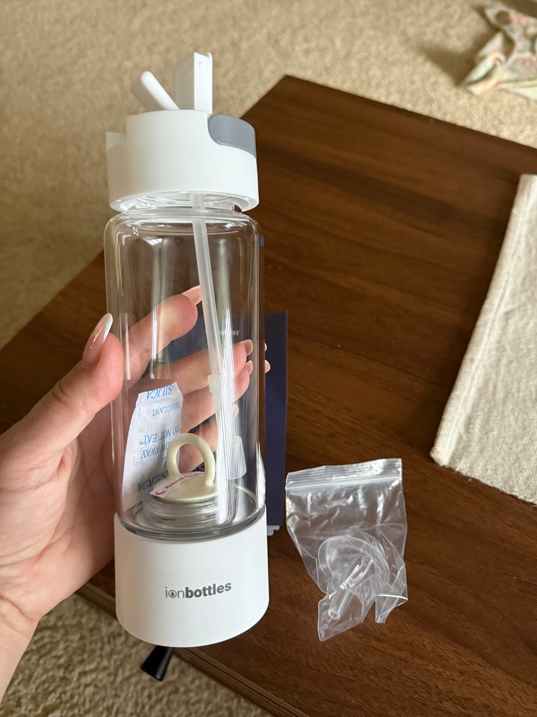 Customer photo review of Pro Hydrogen Water Bottle