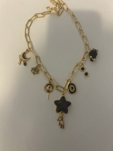 Customer photo review of Black Crystal Lotus Charm (SURPRISE)