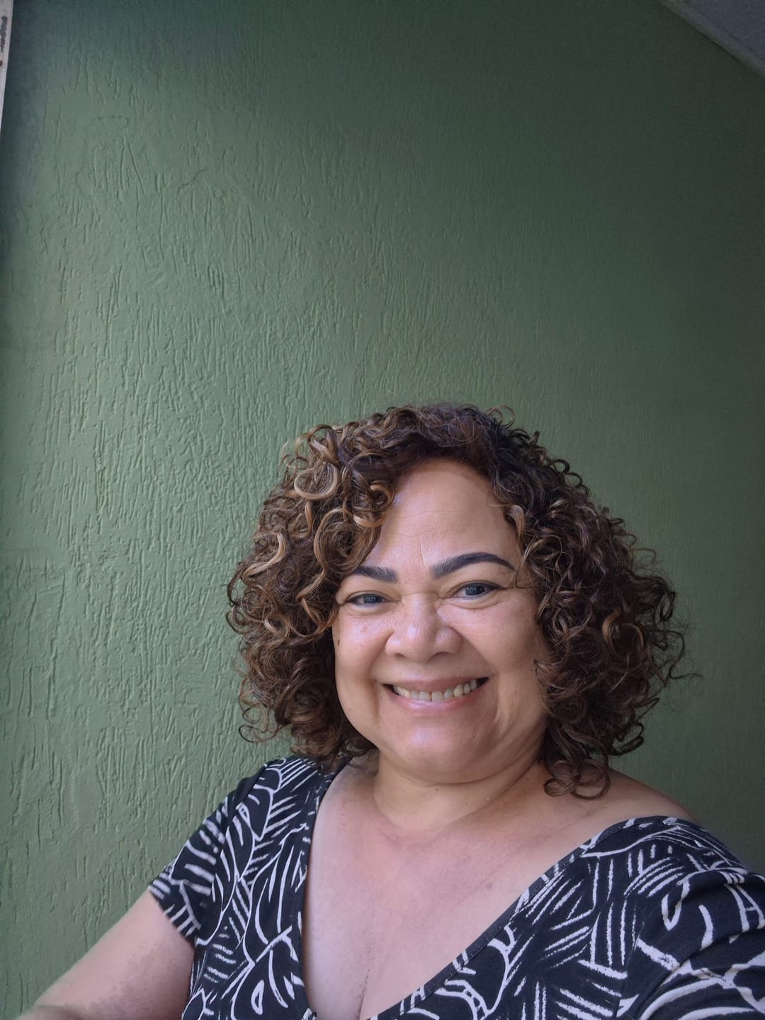 Customer photo review of Peruca Jovie Castanho 4A Franja