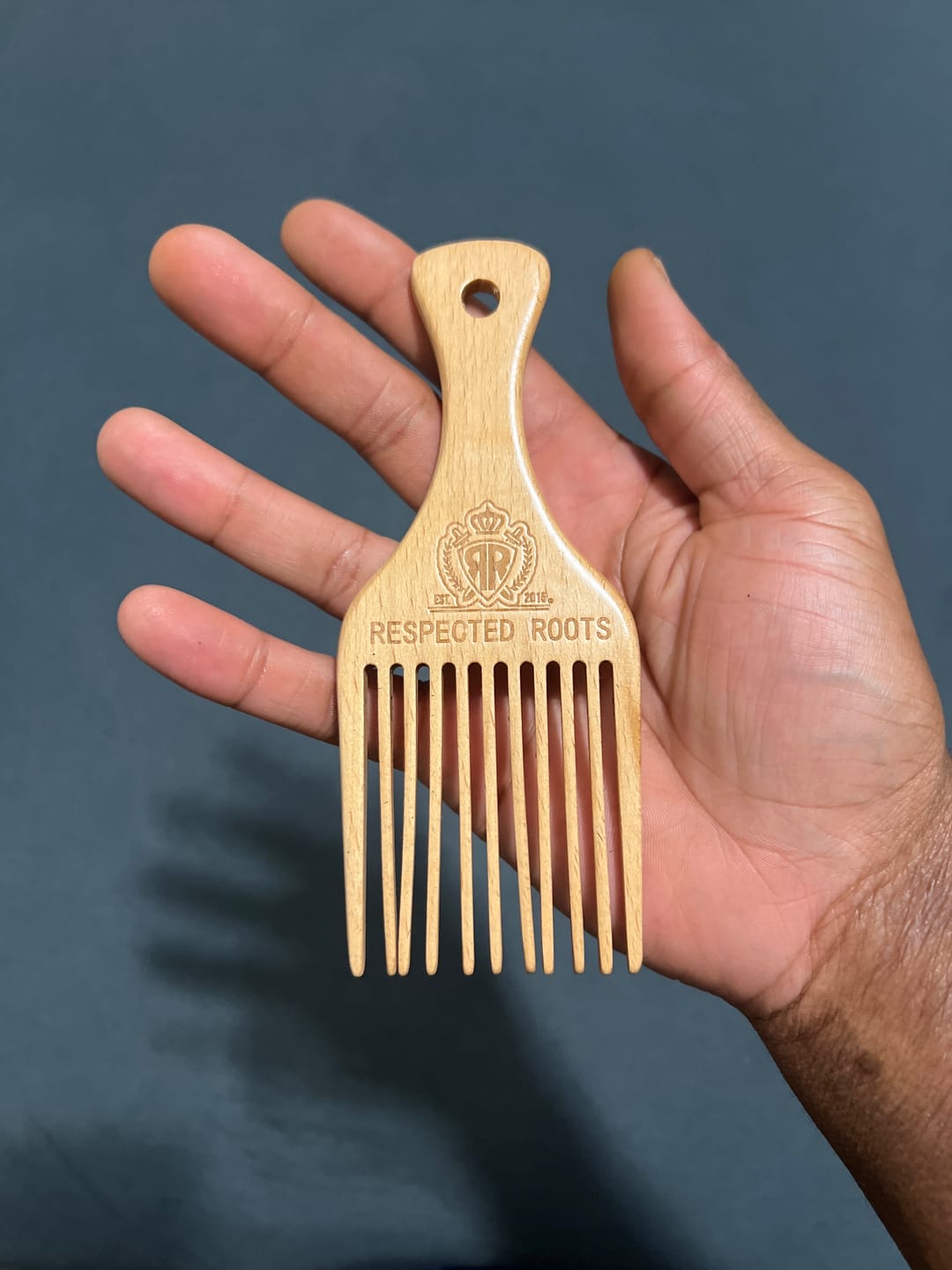 Customer photo review of Wooden Pick (or comb)