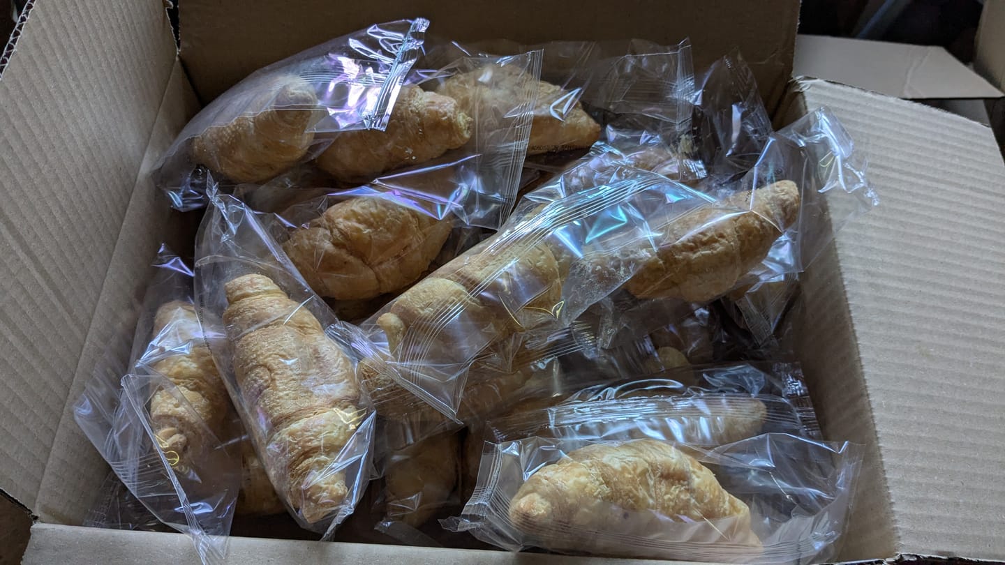 Customer photo review of 15 Cornetti proteici ripieni alla Vaniglia