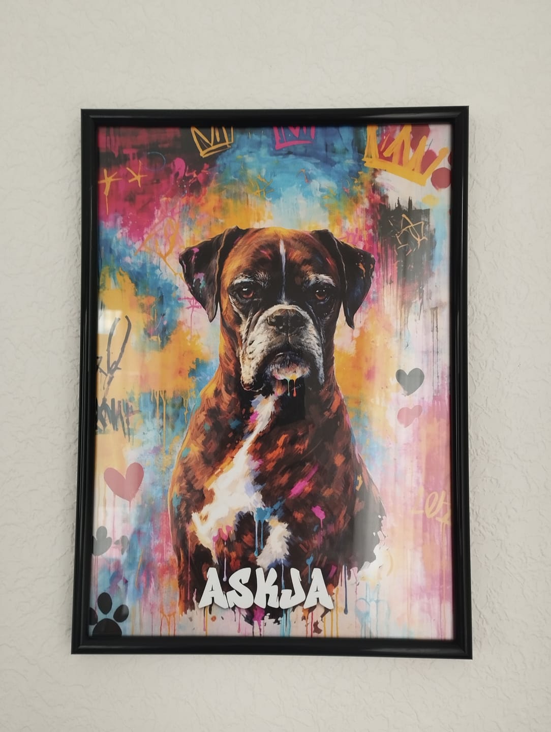 Customer photo review of Personalisiertes Poster - Graffiti