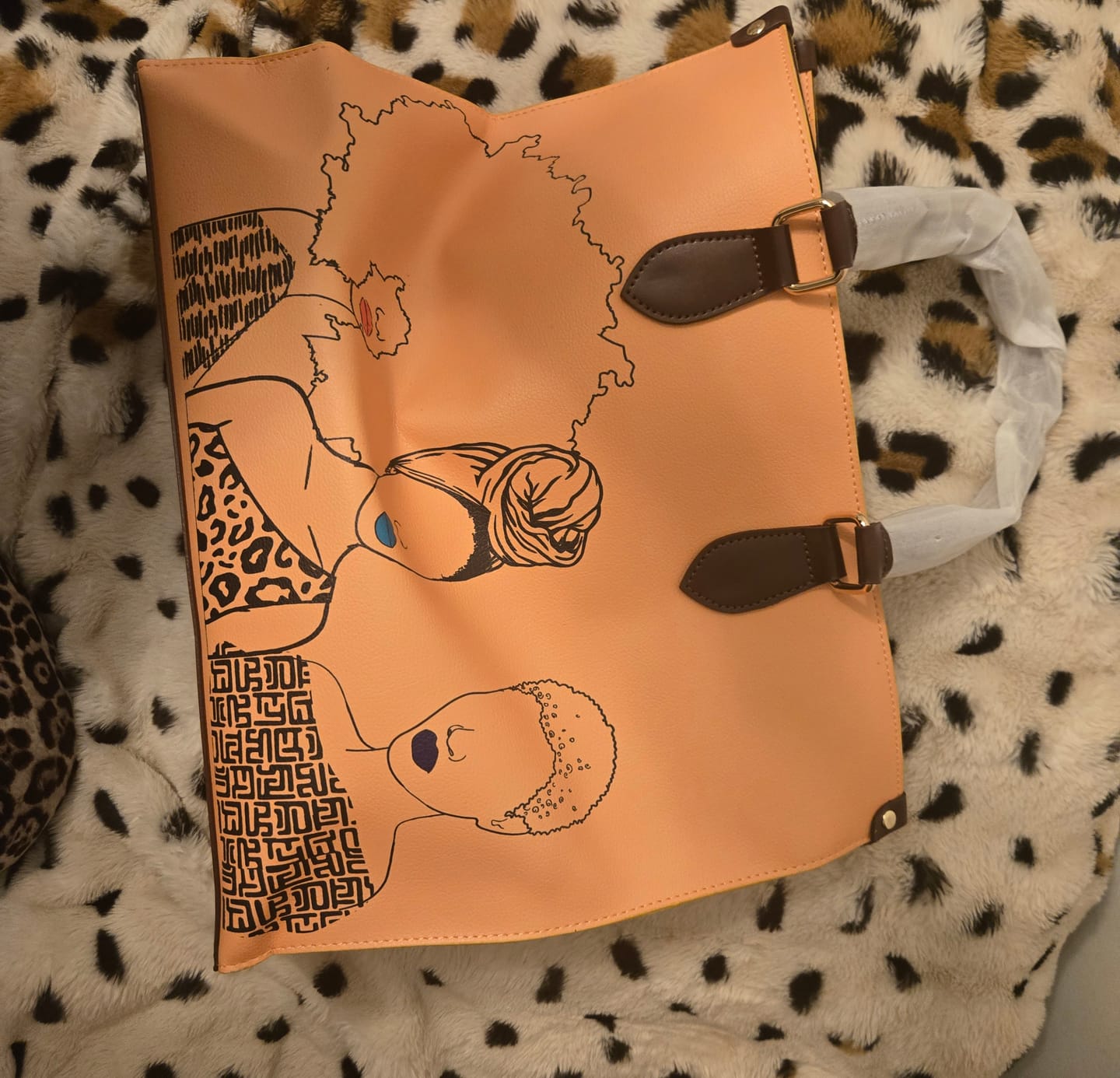 Customer photo review of Mahogany Tote Bag