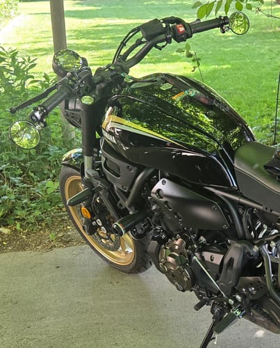 Customer photo review of Rhino Moto - Gen 1 - Threaded Mirror Mount & Mirror Kits - XSR 700 2016+