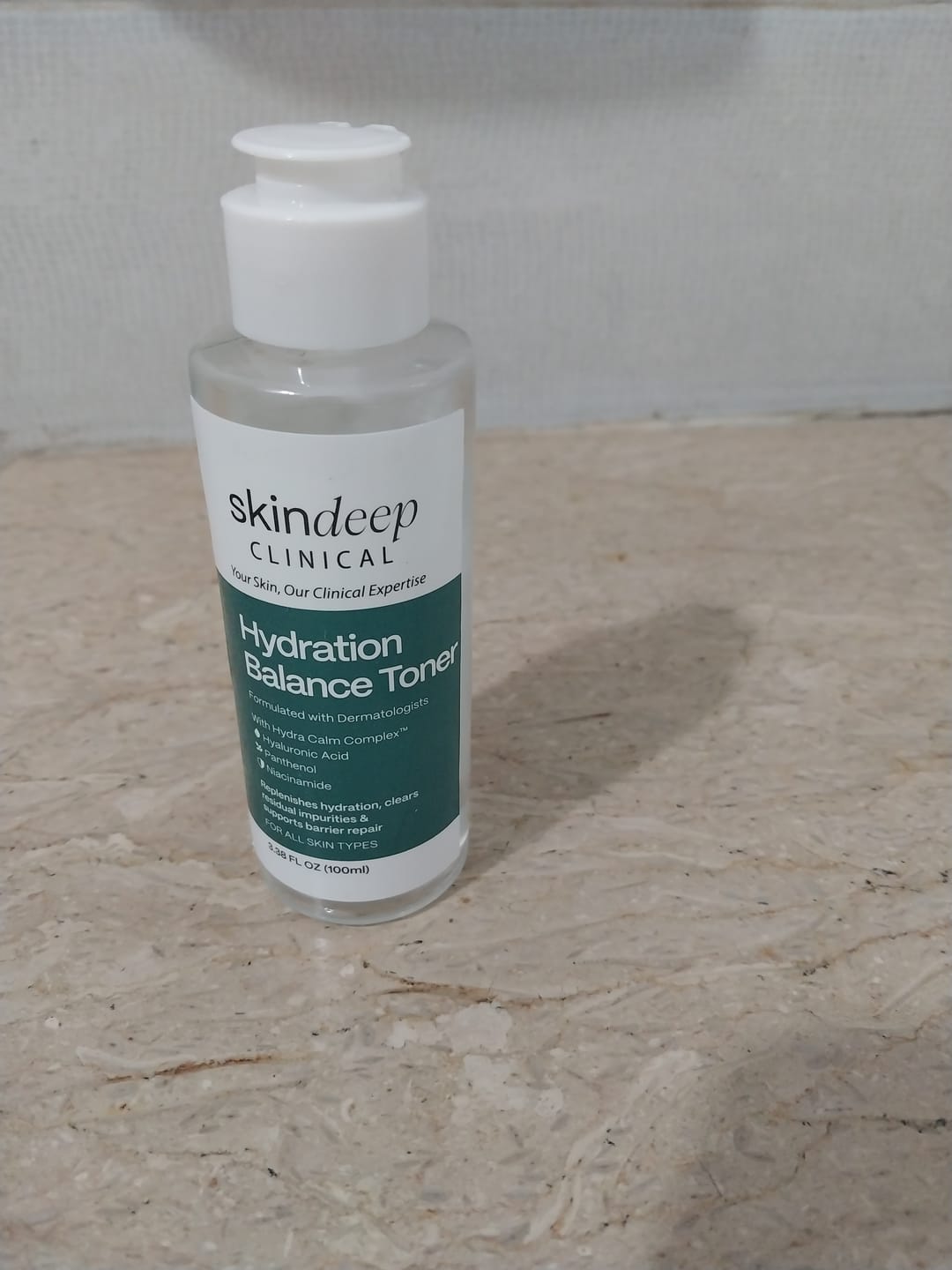 Customer photo review of Hydration Balance Toner