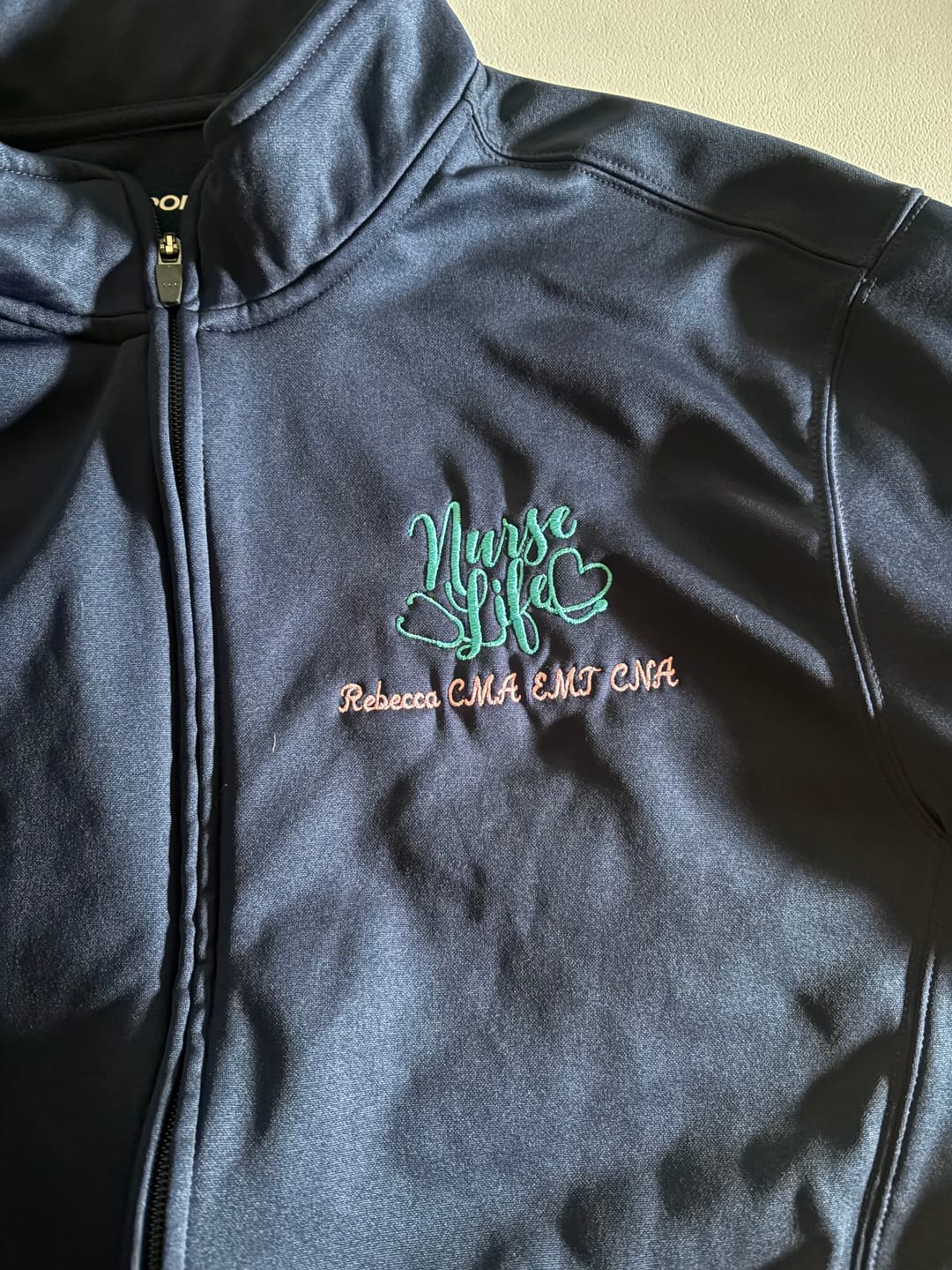 Customer photo review of Mens Sport-Wick® 100% Poly Full-Zip