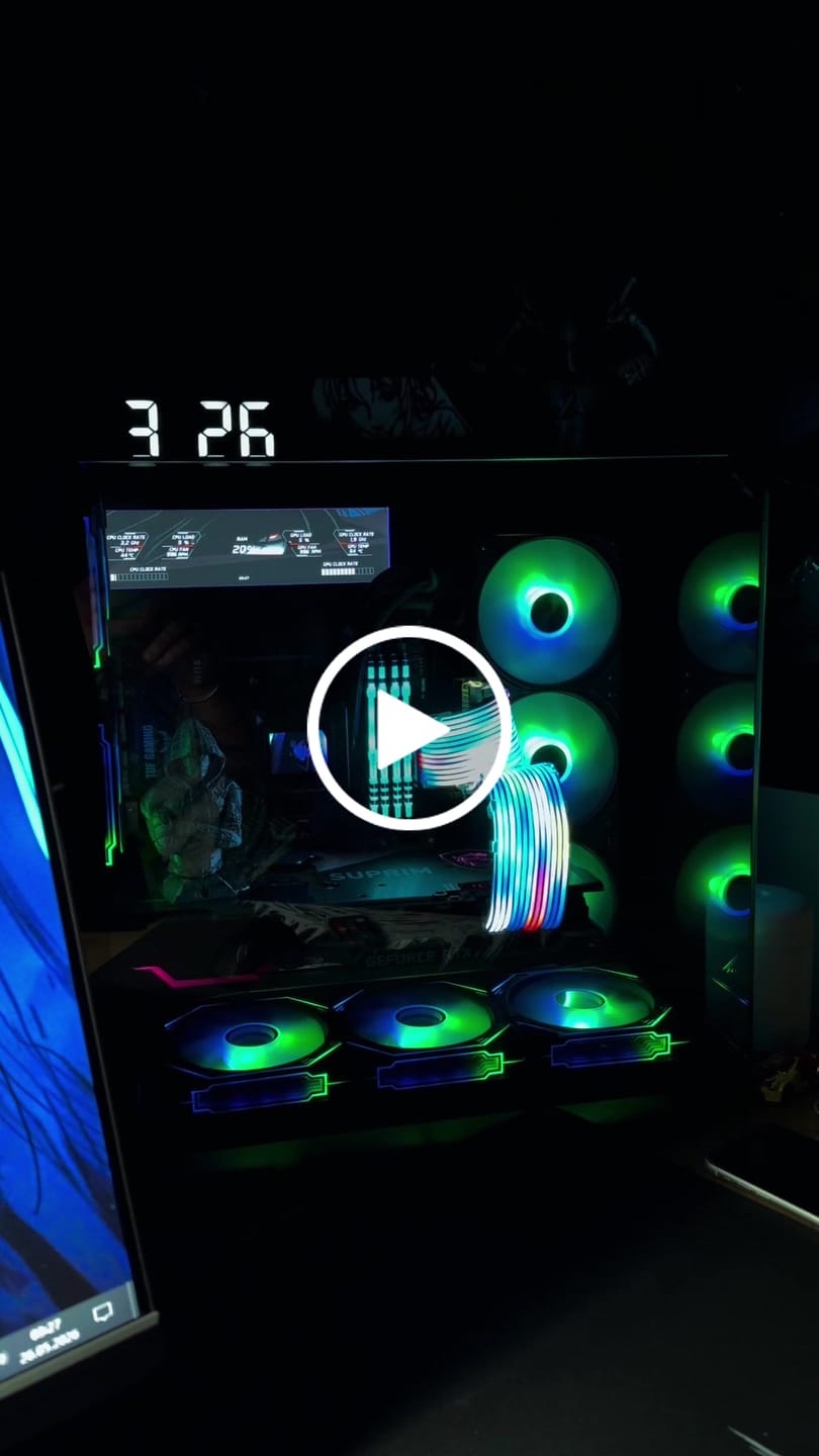 Customer video review of AsiaHorse Aurora Learn PSU Cable Cover