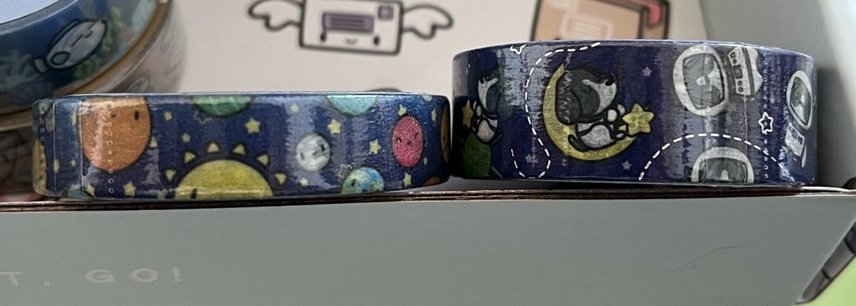 Customer photo review of Blast Off Washi Tapes (Set of 2)
